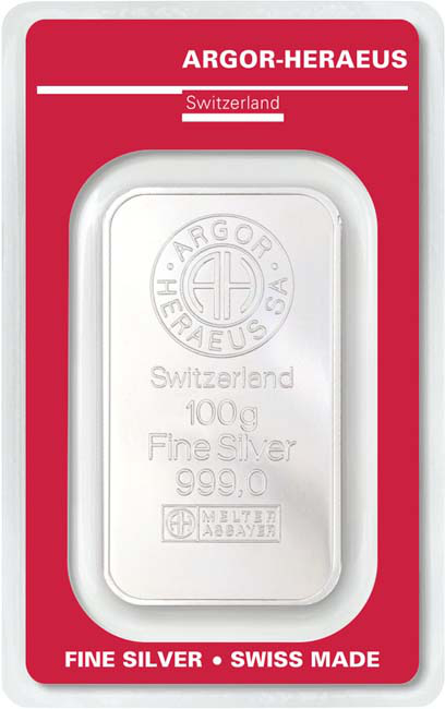 front-argor-heraeus-silver-bar-100g