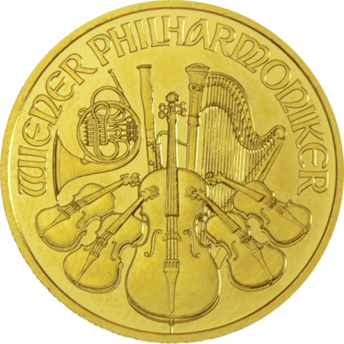 1/4 oz Austria Philharmoniker kuldmünt (eelnevad aastad)