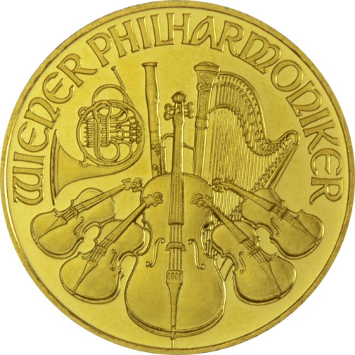 1/2 oz Austria Philharmoniker kuldmünt (eelnevad aastad)