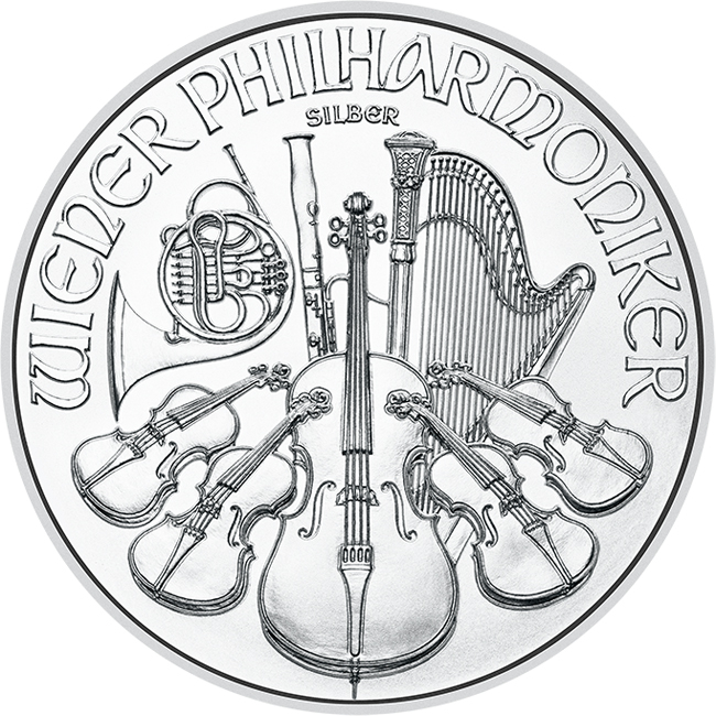 1 oz Austria Philharmoniker hõbemünt (2025)