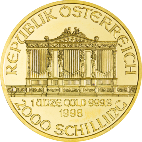 1 oz Austria Philharmoniker kuldmünt MIX (eelnevad aastad)