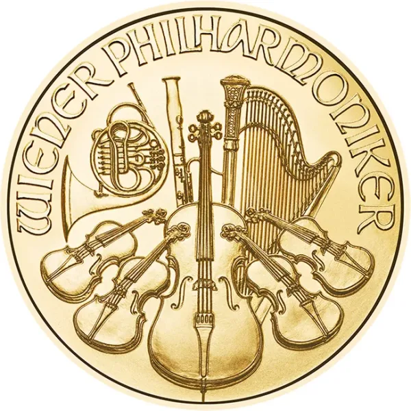 1 oz Austria Philharmoniker kuldmünt (2025)