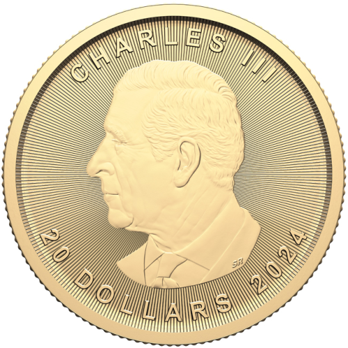 1/2 oz Kanada Maple Leafi kuldmünt (2024)