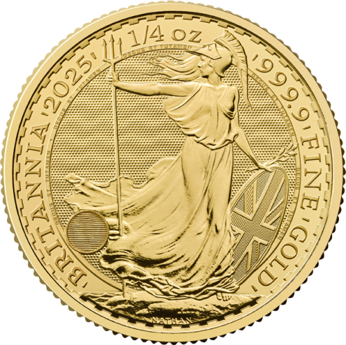 1/4 oz Suurbritannia Britannia kuldmünt (2025)