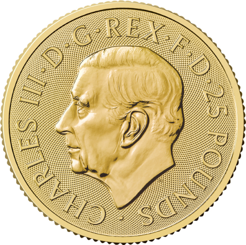 1/4 oz Suurbritannia Britannia kuldmünt (2025)