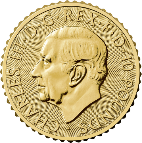 1/10 oz Suurbritannia Britannia kuldmünt (2025)