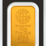 100 g Argor-Heraeus kuldplaat