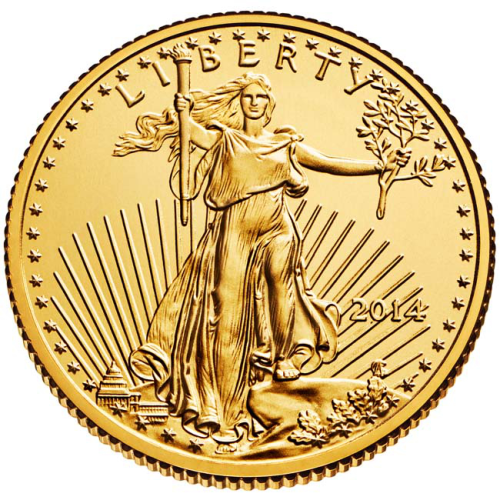 1/10 oz Ameerika Eagle kuldmünt (eelnevad aastad)