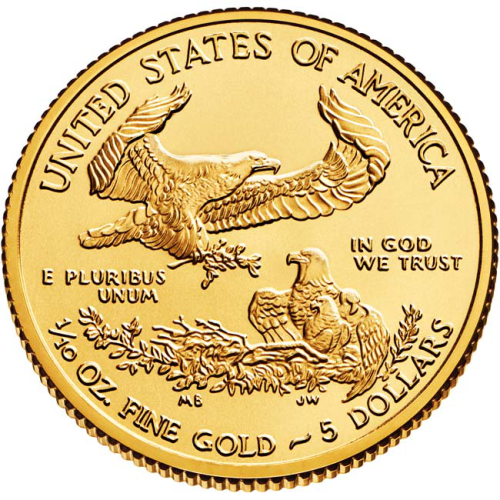 1/10 oz Ameerika Eagle kuldmünt (eelnevad aastad)