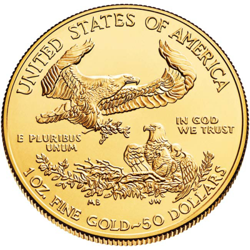 1 oz Ameerika Eagle kuldmünt (eelnevad aastad)