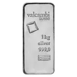 1 kg Valcambi hõbeplaat