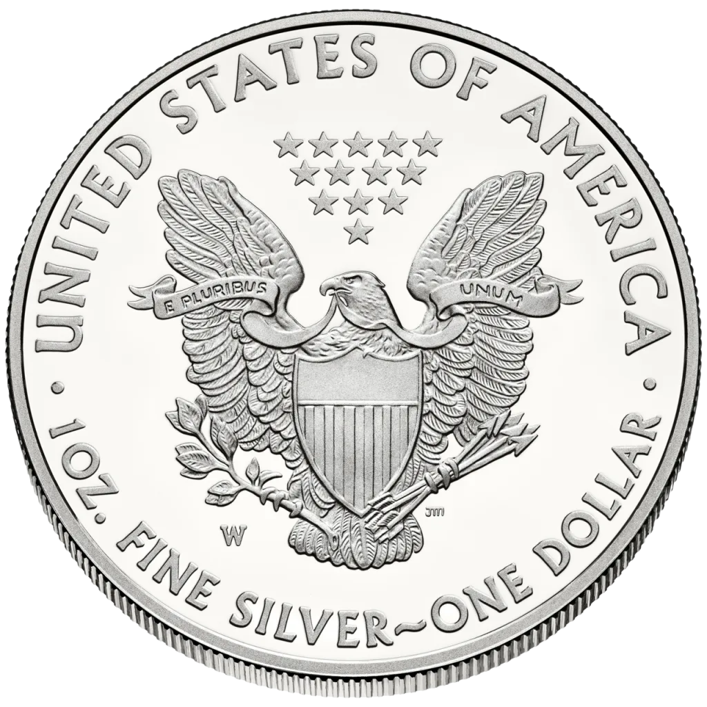 1 oz American Eagle -hopeakolikko